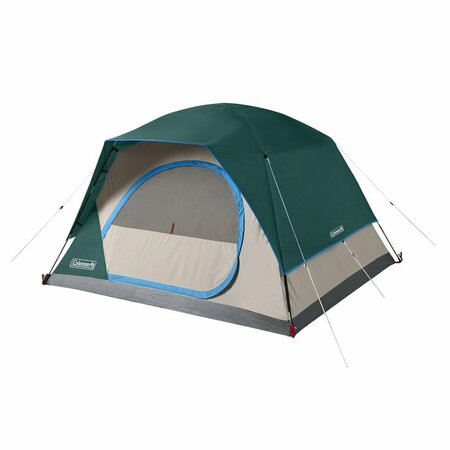 COLEMAN Skydome 4-Person Camping Tent, Evergreen 2154640